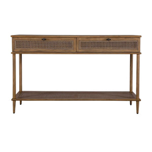   2-Drawer Cane Console Table | Oroa.com