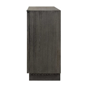   Circle Carved Elm 2-Door Cabinet | Oroa.com