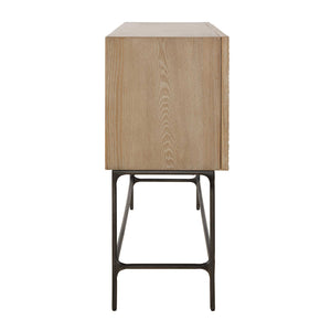   Elm Veneer 4-Door Cabinet | Oroa.com