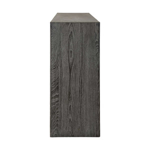   Chiseled Black Elm Console Table | Oroa.com