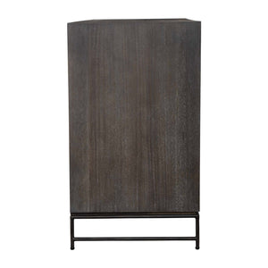   Gray Glazed Acacia 3-Drawer Chest | Oroa.com