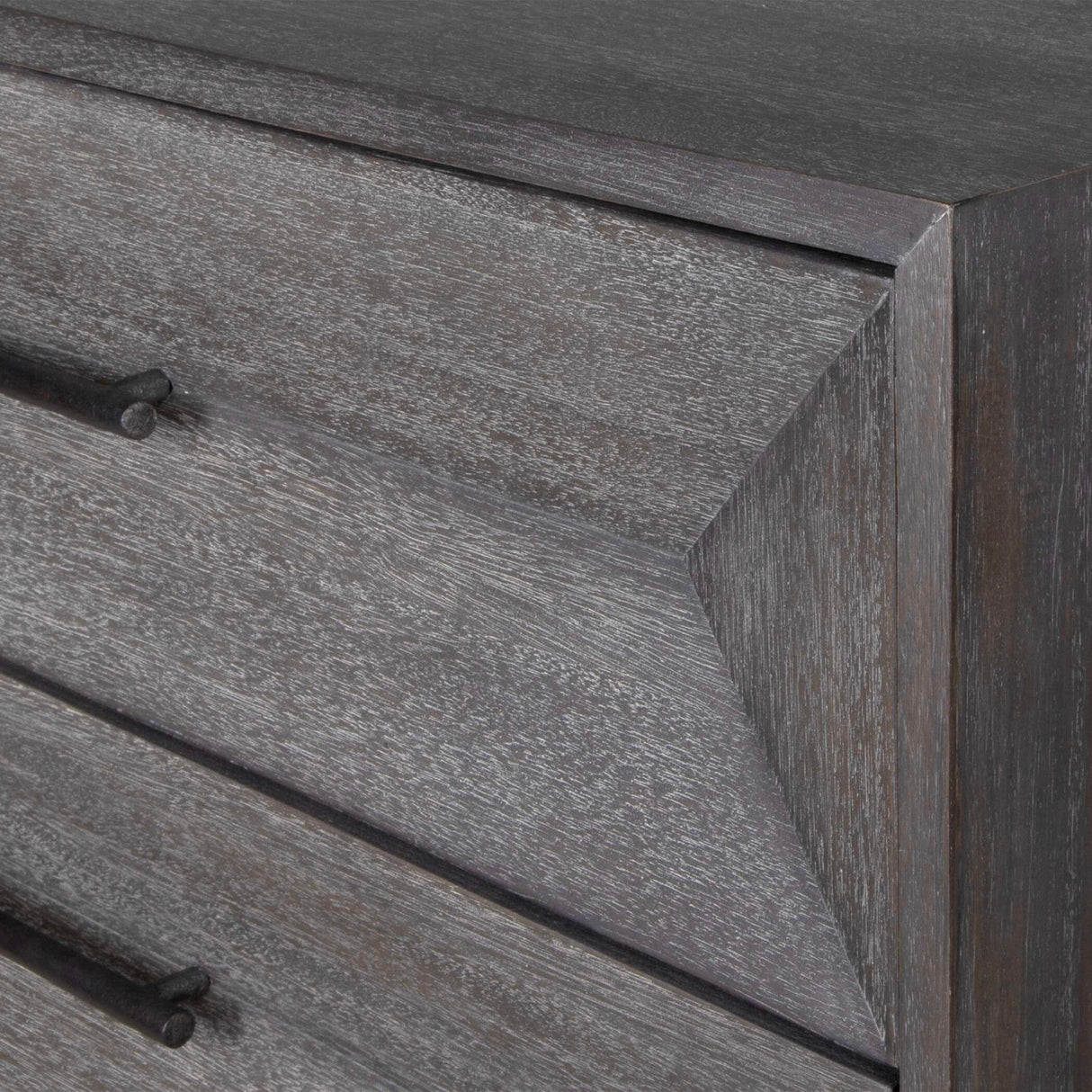   Gray Glazed Acacia 3-Drawer Chest | Oroa.com