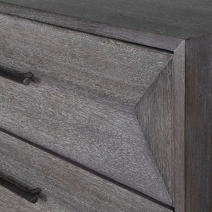   Gray Glazed Acacia 3-Drawer Chest | Oroa.com