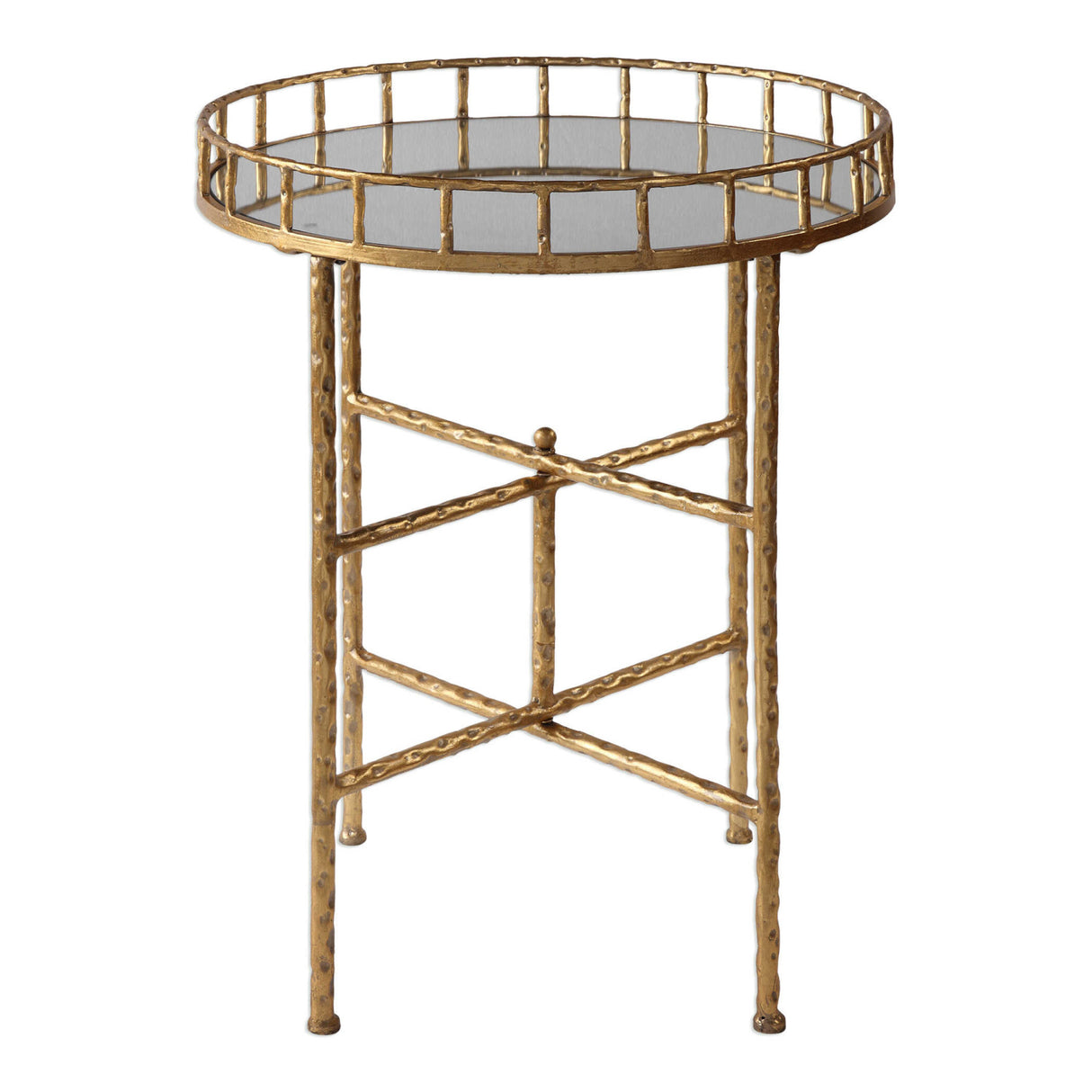   Gold Framed Mirror Accent Table | Oroa.com