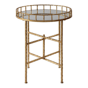   Gold Framed Mirror Accent Table | Oroa.com
