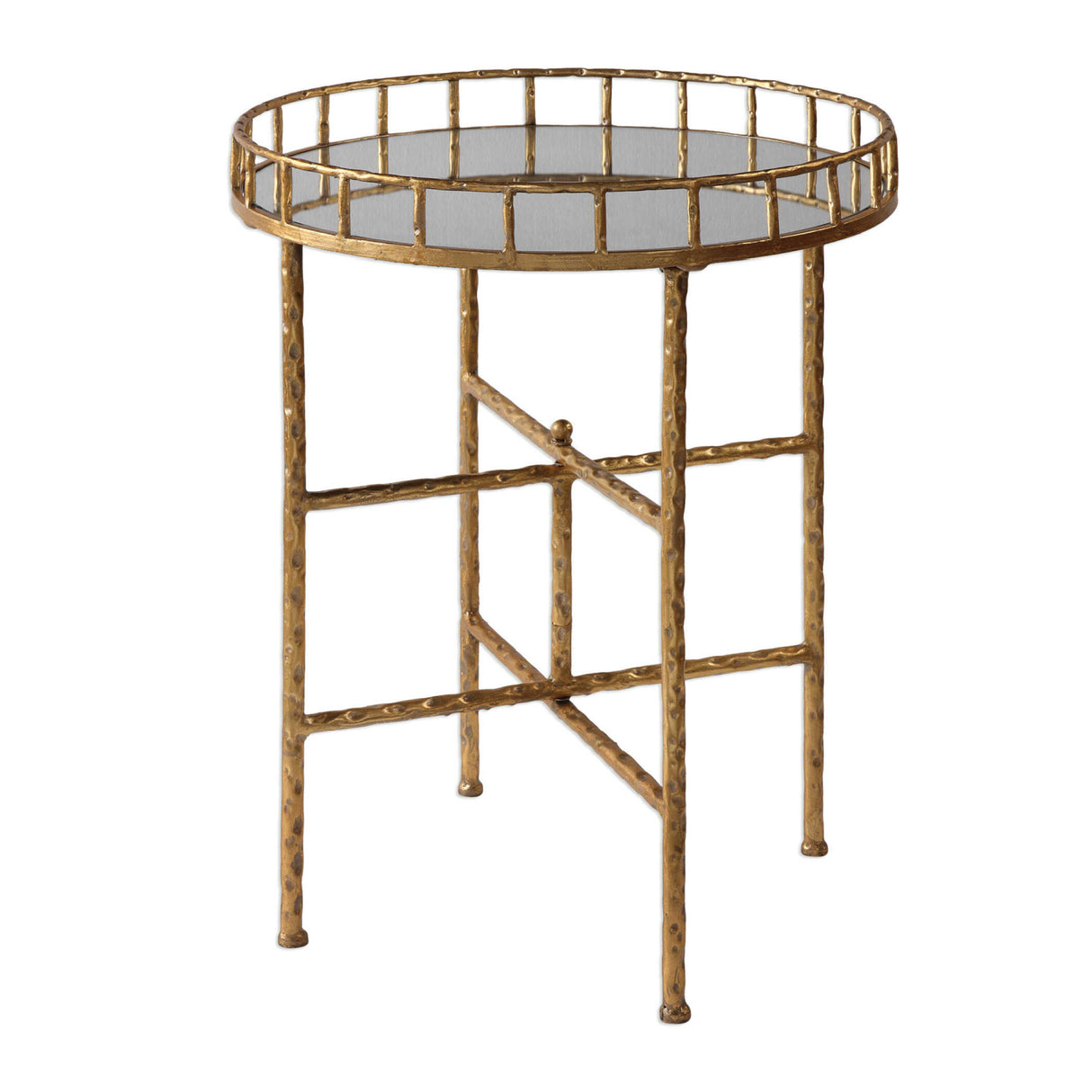   Gold Framed Mirror Accent Table | Oroa.com