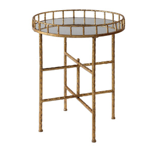   Gold Framed Mirror Accent Table | Oroa.com