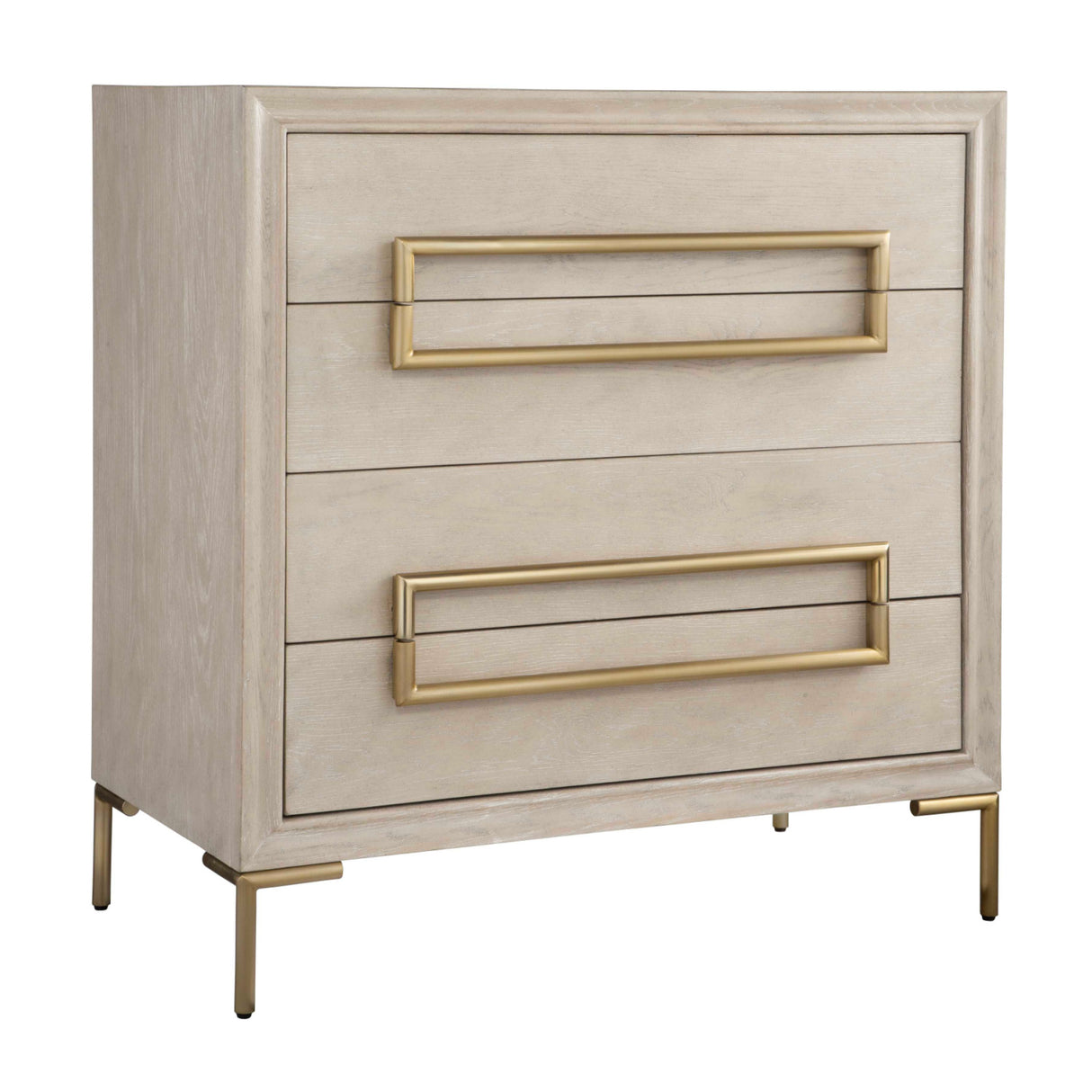   Light Oak 4-Drawer Accent Chest | Oroa.com