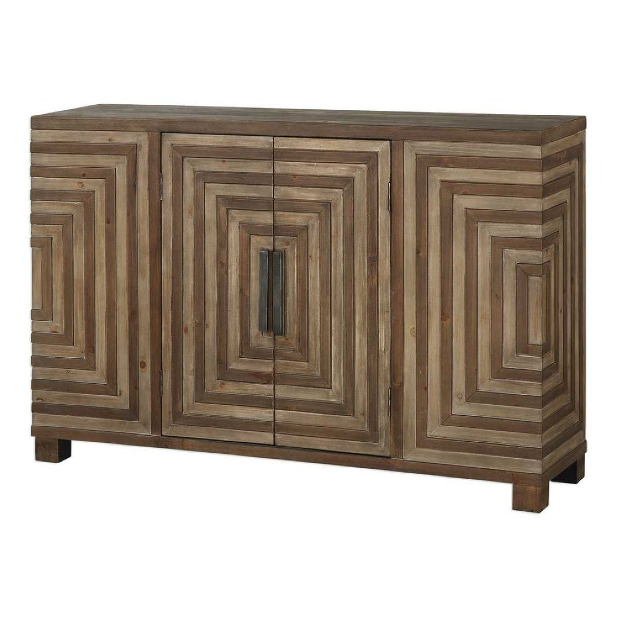   Fir Wood Parquet Console Cabinet | Oroa.com