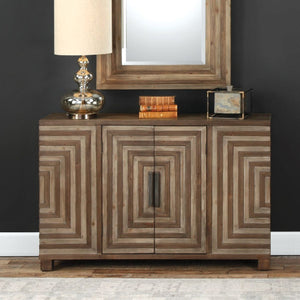   Fir Wood Parquet Console Cabinet | Oroa.com