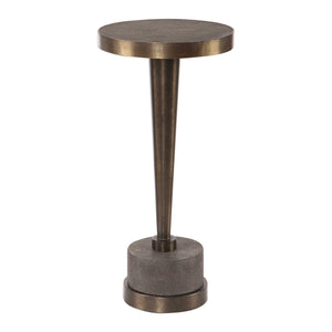   Bronze Pedestal Drink Table | Oroa.com