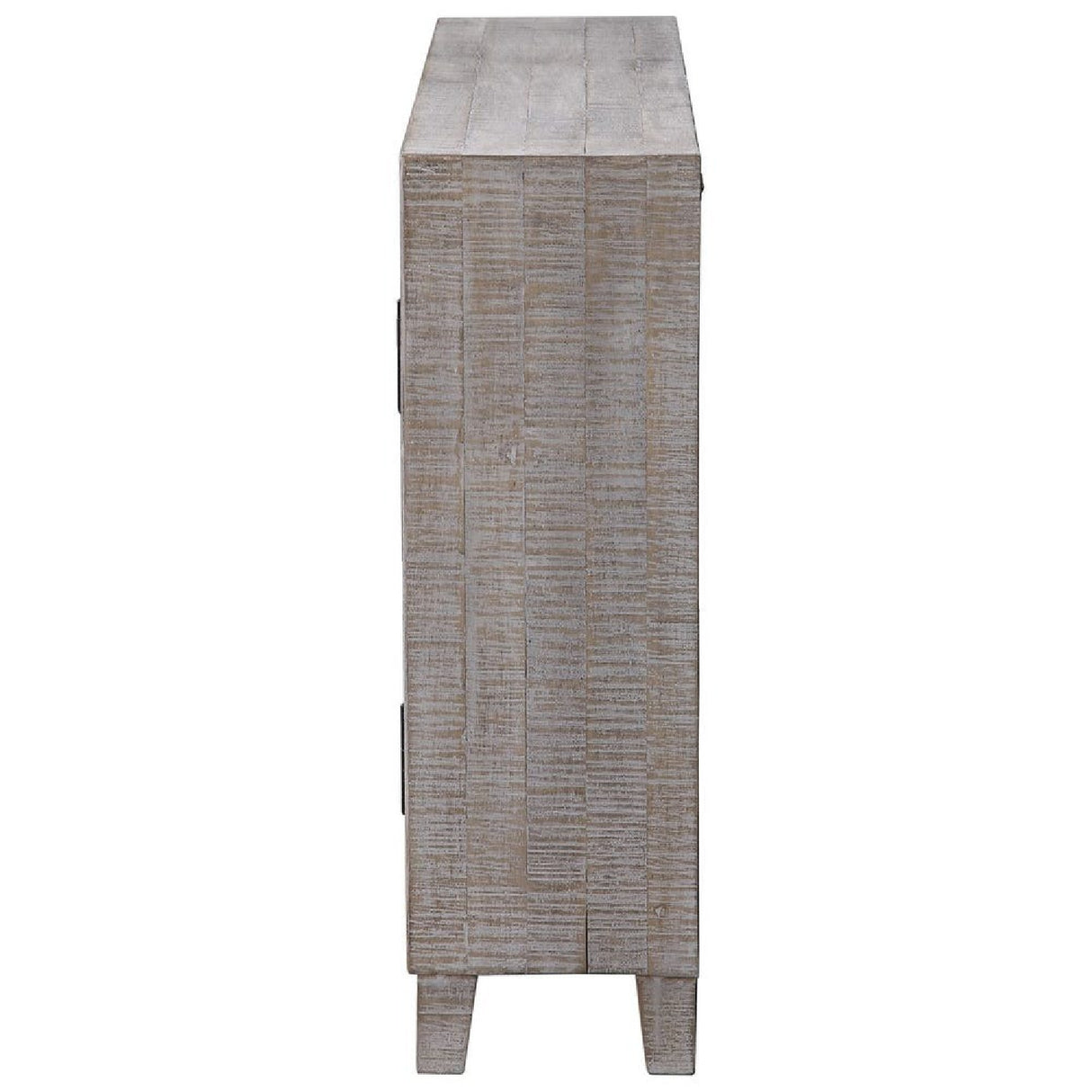   Whitewashed Fir Wood 2-Door Cabinet | Oroa.com