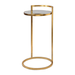   Gold Framed Mirror Accent Table | Oroa.com