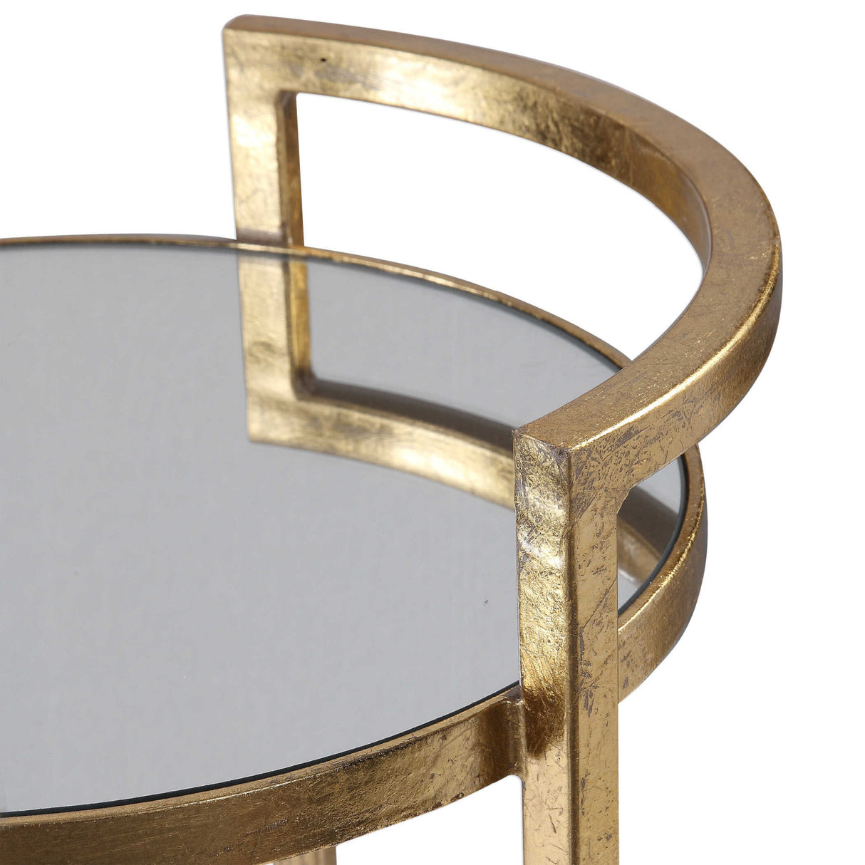   Gold Framed Mirror Accent Table | Oroa.com