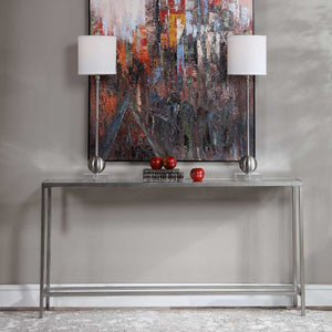   Beveled Mirror Console Table | Oroa.com