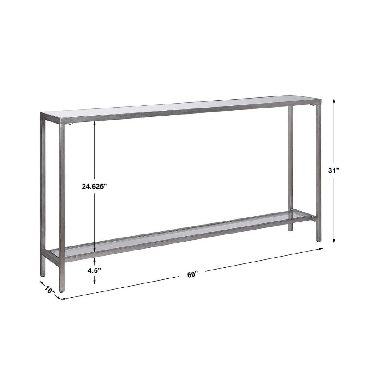  Beveled Mirror Console Table | Oroa.com
