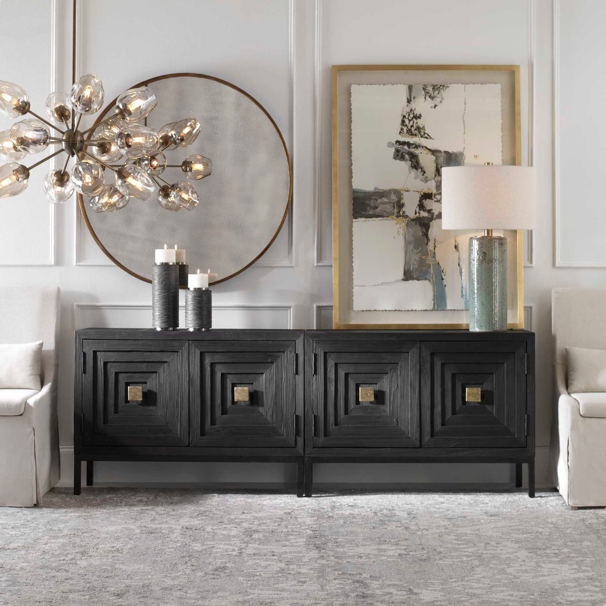   Fir Wood 2-Door Cabinet | Oroa.com