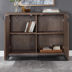   2-Door Marquetry Wooden Cabinet | Oroa.com