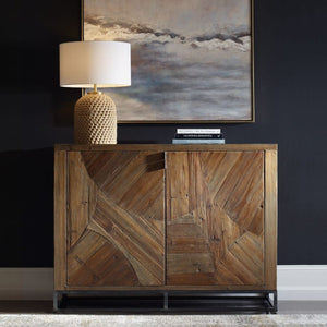   2-Door Marquetry Wooden Cabinet | Oroa.com