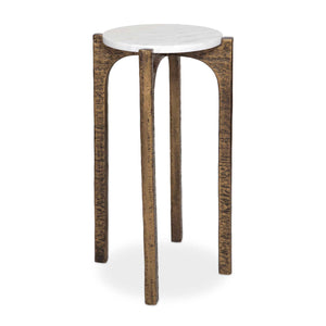   Round Marble Drink Table | Oroa.com