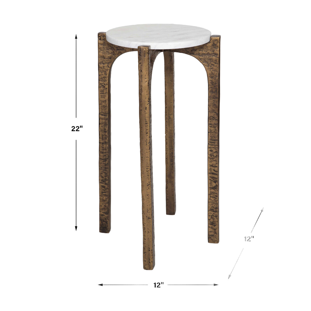   Round Marble Drink Table | Oroa.com