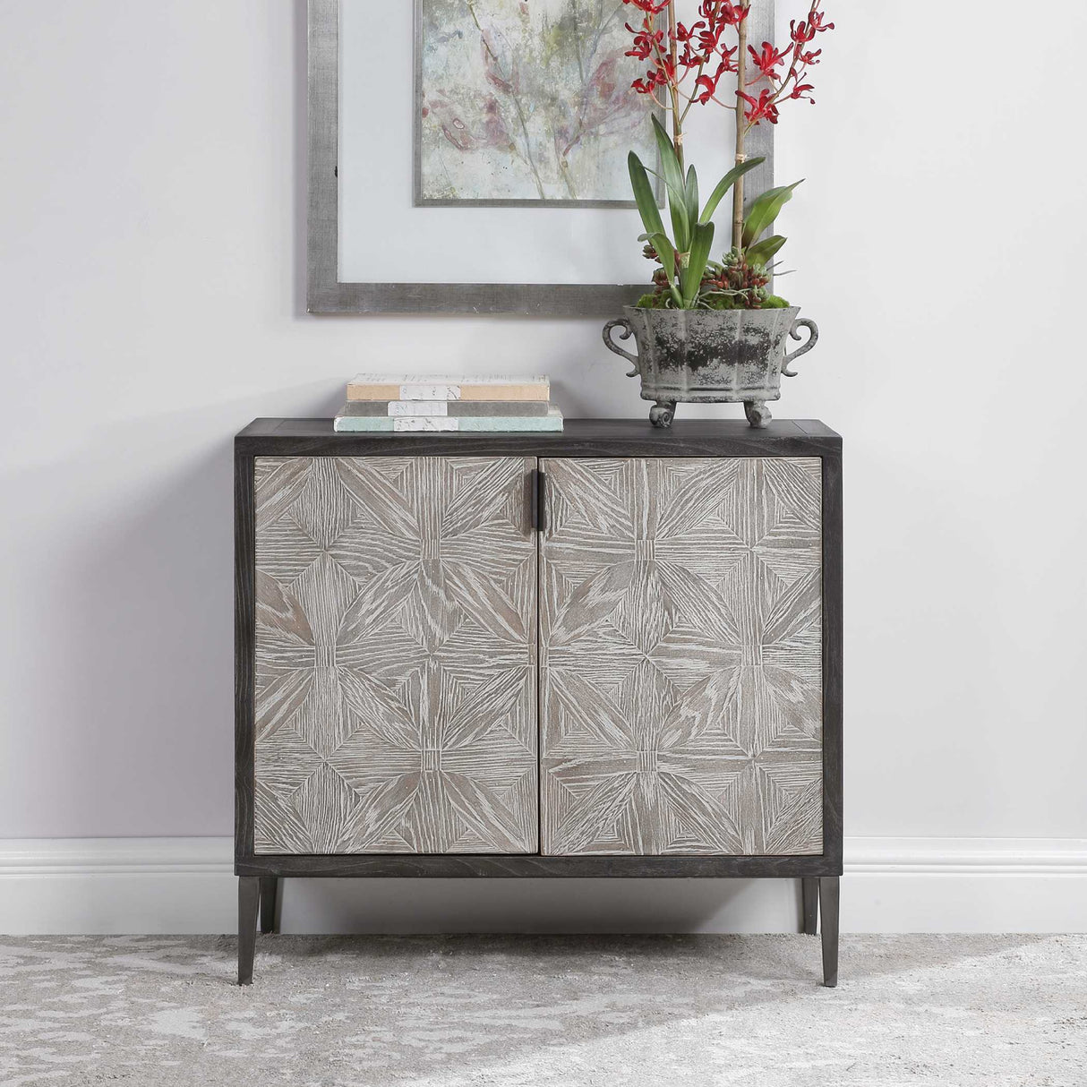   Oak Mosaic 2-Door Cabinet | Oroa.com