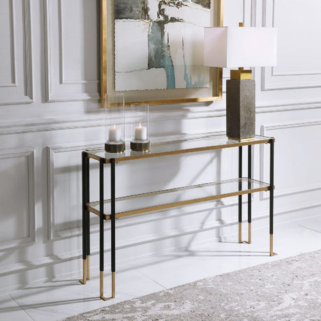   Gold Leaf Console Table | Oroa.com