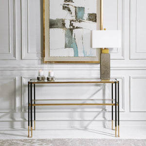   Gold Leaf Console Table | Oroa.com