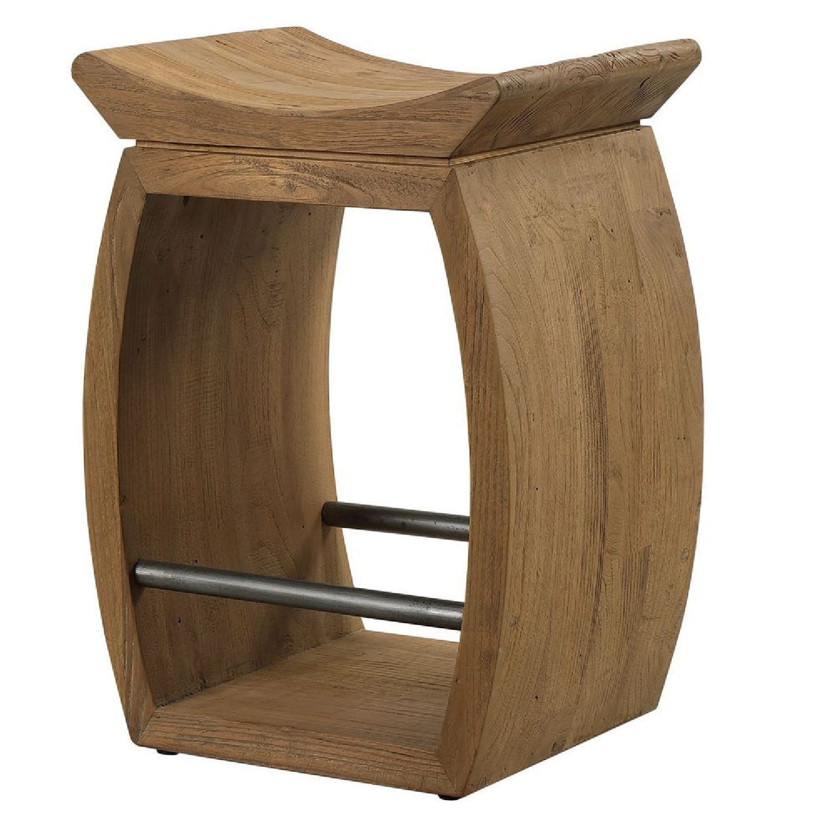   Elm Wood Counter Stool | Oroa.com
