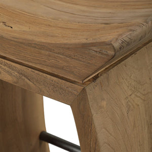   Elm Wood Counter Stool | Oroa.com