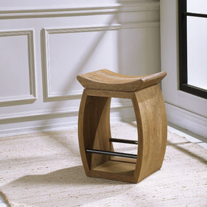   Elm Wood Counter Stool | Oroa.com