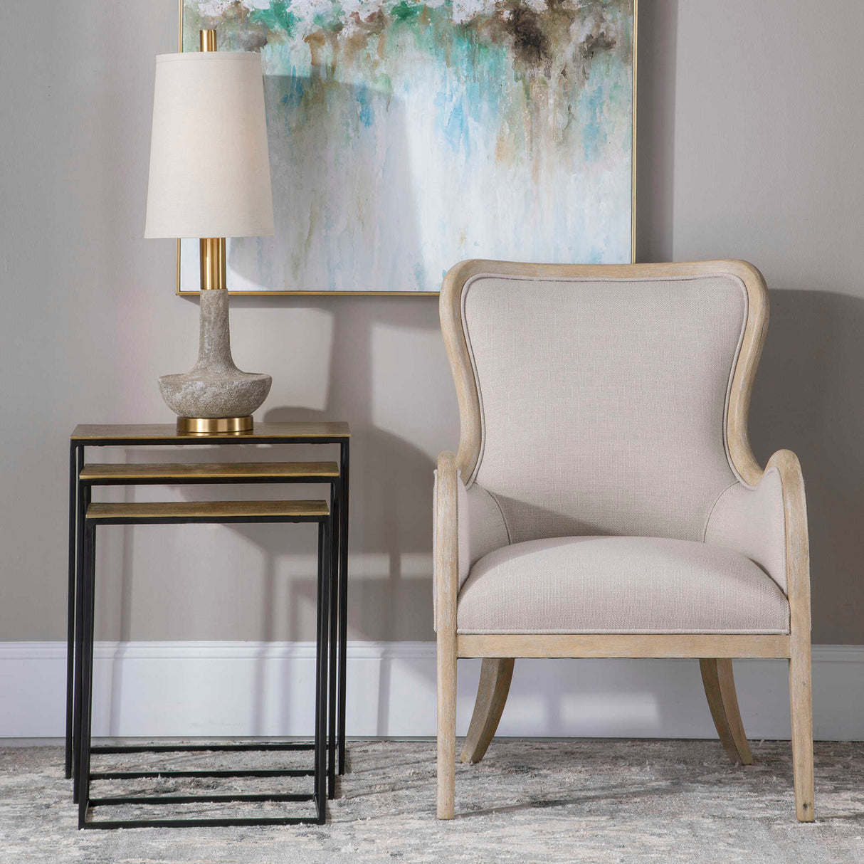   Cast Aluminum Nesting Tables (3) | Oroa.com