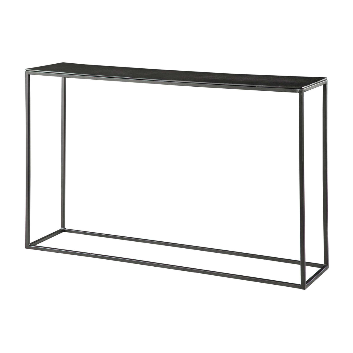   Black Iron Industrial Console Table | Oroa.com