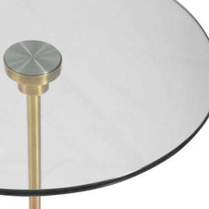   Round Glass Accent Table | Oroa.com