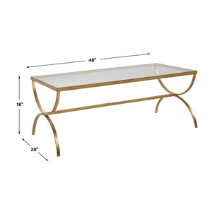   Tempered Glass Top Coffee Table | Oroa.com