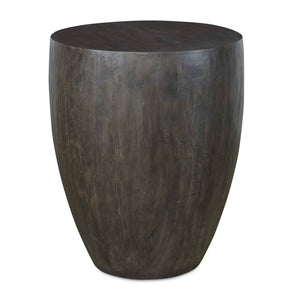   Walnut Finished Round End Table | Oroa.com