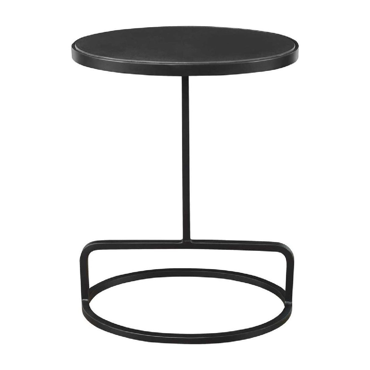   Iron Base Oval Accent Table | Oroa.com