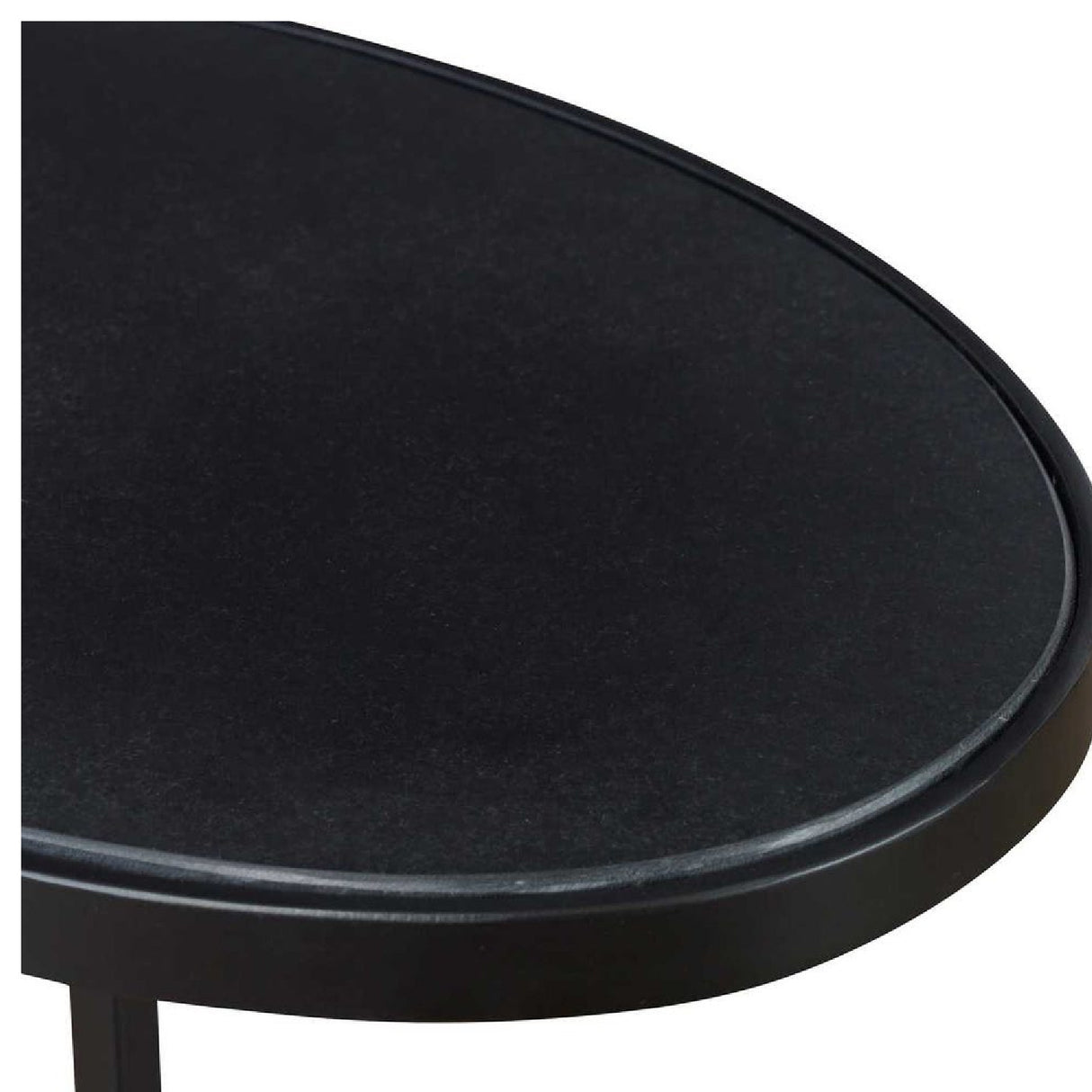  Iron Base Oval Accent Table | Oroa.com