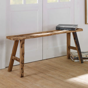   Rustic Pine Wood Bench | Oroa.com