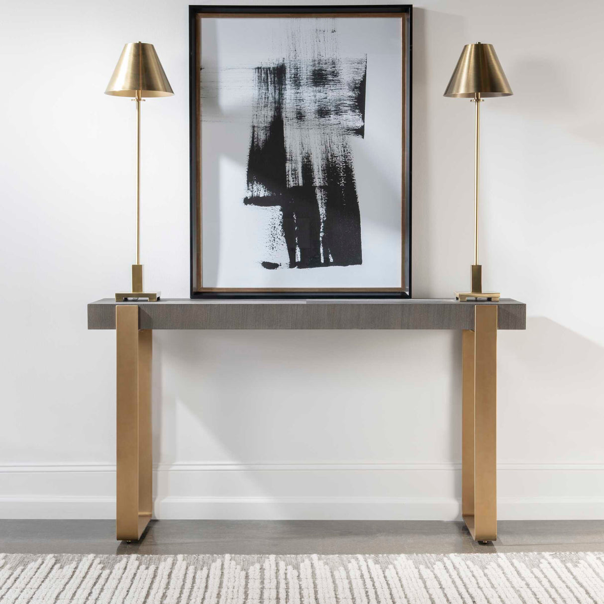   Gray Ash Console Table | Oroa.com