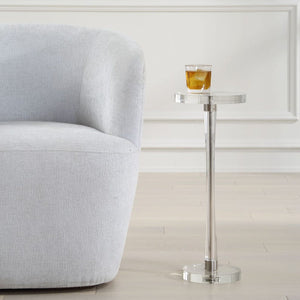   Crystal Pedestal Drink Table | Oroa.com