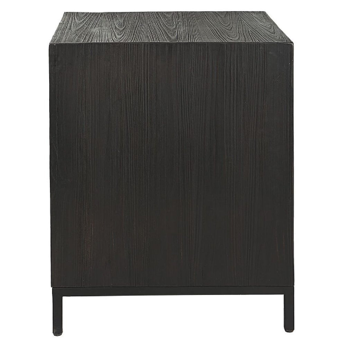   Black Wooden 1-Door Accent Cabinet | Oroa.com