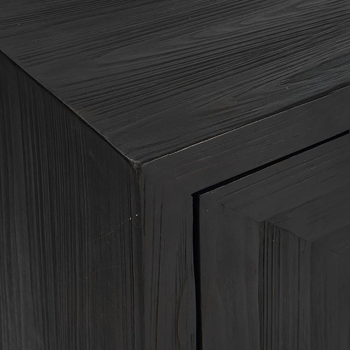   Black Wooden 1-Door Accent Cabinet | Oroa.com