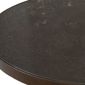   Iron Base Oval Accent Table | Oroa.com