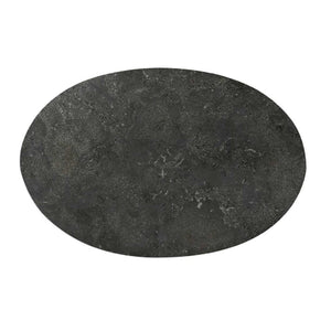   Iron Base Oval Accent Table | Oroa.com