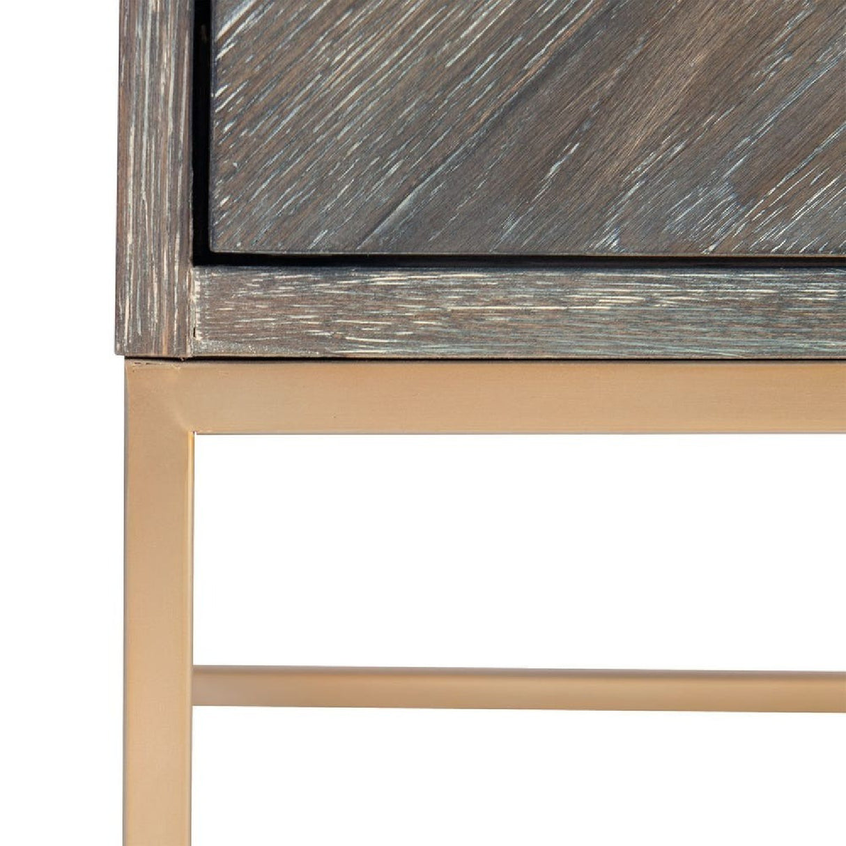   Oak Herringbone 2-Drawer Chest | Oroa.com