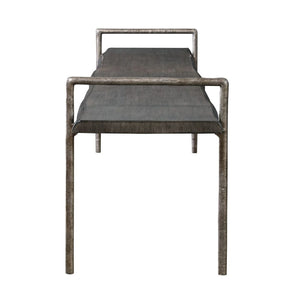   Gray Acacia Wood Bench | Oroa.com