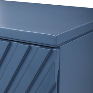   Geometric Carved 3-Drawer Chest | Oroa.com