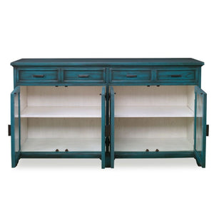   Green Wooden Cutouts Credenza | Oroa.com