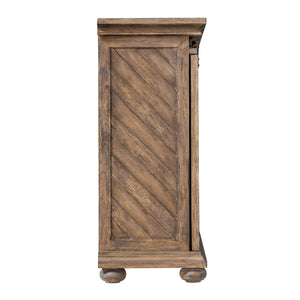   Wooden Chevron Media Console | Oroa.com